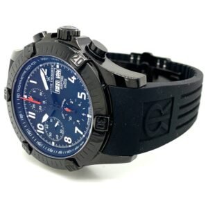 revue thommen 16071.6874 men's 'air speed' rubber strap chronograph watch