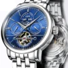 iw carnival men watch automatic movement mechanical wrist waterproof business synthetic sapphire mirror multifunctional watches silvery blue