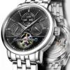 iw carnival men watch automatic movement mechanical wrist waterproof business synthetic sapphire mirror multifunctional watches silvery black