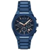 armani exchange | sync chronograph quartz blue dial men's watch ax4189