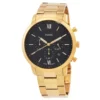 fossil | neutra chronograph quartz black dial men's watch fs6093