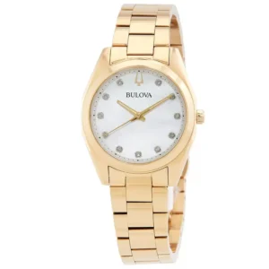 bulova | surveyor quartz crystal ladies watch 97p172