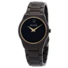 bulova | millennia quartz black dial men's watch 98a313