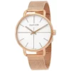 calvin klein | even quartz silver dial ladies watch k7b21626