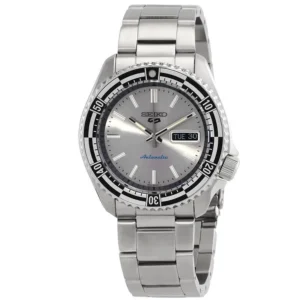 seiko | 5 sports automatic silver dial men's watch srpk09k1