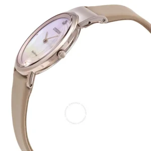 citizen | white mother of pearl dial ladies watch eg7073 16y