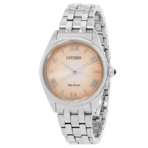 citizen | l eco drive copper dial ladies watch em1140 80x