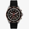 michael kors | oversized maritime gunmetal and silicone watch