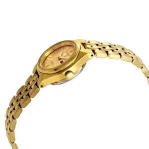 seiko | series 5 automatic gold dial ladies watch syma04