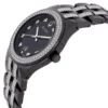 bulova | quartz crystal black dial men's watch & dog tag 98k101