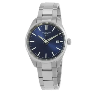 tissot | pr 100 quartz blue dial ladies watch t1502101104100