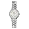 bulova | quadra quartz white mother of pearl dial ladies watch 96r239