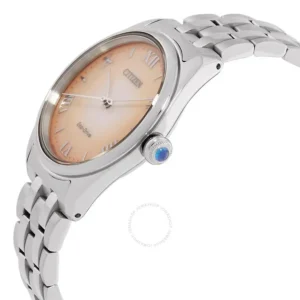 citizen | l eco drive copper dial ladies watch em1140 80x
